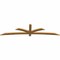 Ekena Millwork Davenport Rough Sawn Timber Gable Bracket, Western Red Cedar, 108"W x 27"H x 2"D x 4"F, 6/12 Pitch GBW108X27X0204DAV00RWR - alternate 2